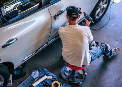 Some Dents Being Removed